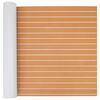 vidaXL Tapis de bateau Ray&eacute; Marron et blanc 240 x 90 cm EVA
