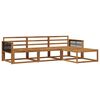 vidaXL Ensemble de canap&eacute;s d'ext&eacute;rieur 4 pc Naturel