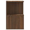 vidaXL Table de chevet Chêne marron 35x35x55 cm Bois d'ingénierie