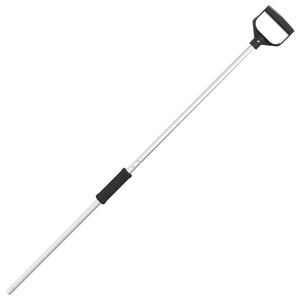 vidaXL Poign&eacute;e de fourche &Oslash;11x114 cm argent&eacute; acier