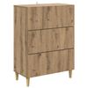 vidaXL Armoire &agrave; tiroirs Ch&ecirc;ne artisanal 66 x 34,5 x 90 cm