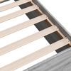 vidaXL Cadre de lit sans matelas sonoma gris 150x200 cm