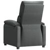 vidaXL Fauteuil inclinable Gris fonc&eacute; Tissu