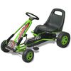 vidaXL Kart &agrave; p&eacute;dale avec si&egrave;ge ajustable Vert