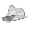 vidaXL Tente de plage gris escamotable imperm&eacute;able