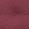 vidaXL Coussin de Dos Bordeaux 180 x 24 x 50 cm tissu