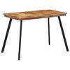 vidaXL Table &agrave; manger 120x62x76 cm bois massif de teck