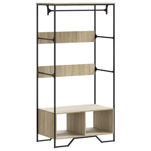 vidaXL Armoire ch&ecirc;ne sonoma 90x50x180 cm bois d'ing&eacute;nierie