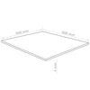 vidaXL Feuilles de verre acrylique Transparent 40 x 60 cm Acrylique