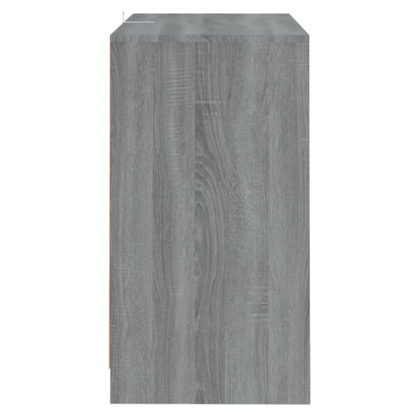 vidaXL Buffet Sonoma gris 70x41x75 cm Bois d'ing&eacute;nierie
