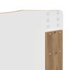 vidaXL Cadre de lit Ch&ecirc;ne artisanal 120 x 190 cm Bois d'ing&eacute;nierie