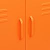 vidaXL Armoire de rangement Orange 80x35x101,5 cm Acier