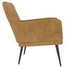 vidaXL Fauteuil Marron 62x79x79 cm Velours