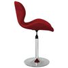 vidaXL Chaise pivotante de salle &agrave; manger Rouge bordeaux Velours