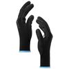 vidaXL Gants de Travail 24 pcs Noir 9 / l Polyester