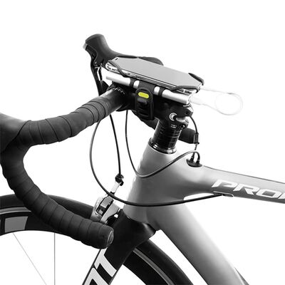 BoneCollection Support pour smartphone 2 en 1 Bike Tie Pro Noir