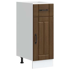 vidaXL Armoire de cuisine Lucca ch&ecirc;ne marron bois ing&eacute;nierie