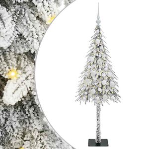 vidaXL Sapin de No&euml;l Blanc 120 cm PE et Acier