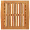 vidaXL Table d'appoint Huile Naturelle Bois d'Acacia Massif