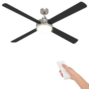 vidaXL Ventilateur de plafond avec lumi&egrave;re et t&eacute;l&eacute;commande &Oslash; 130 cm