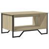 vidaXL Table basse ch&ecirc;ne sonoma 75x51x40 cm bois d'ing&eacute;nierie