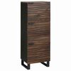 vidaXL Highboard Marron 40 x 33 x 110 cm bois de manguier massif