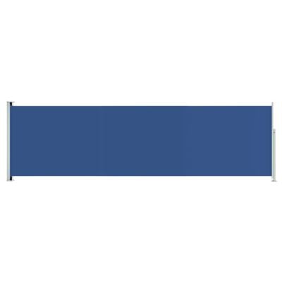 vidaXL Auvent latéral rétractable de patio 180x600 cm Bleu