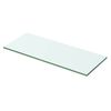 vidaXL Panneau d&rsquo;&eacute;tag&egrave;re Verre transparent 50 x 15 cm