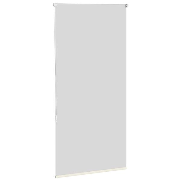 vidaXL Store enrouleur occultant blanc cass&eacute; 70x175cm largeur du tissu