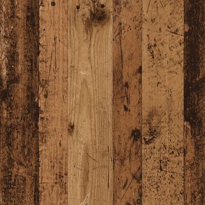 vidaXL Supports de haut-parleurs 2 pcs vieux bois bois d'ingénierie