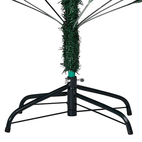 vidaXL Arbre de No&euml;l artificiel pr&eacute;-&eacute;clair&eacute; et boules vert 150 cm PVC