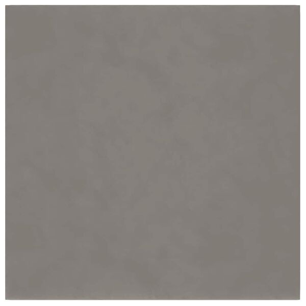 vidaXL Panneaux muraux 12 pcs Gris clair 30x30 cm Velours 1,08 m&sup2;