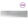 vidaXL Bordures de pelouse 10 pcs 25x103 cm acier galvanis&eacute;