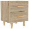 vidaXL Table de chevet Ch&ecirc;ne sonoma 40x35x47,5 cm
