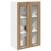 vidaXL Armoire suspendue avec porte Ch&ecirc;ne artisanal 60 x 31 x 100 cm