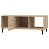 vidaXL Table basse Chêne sonoma 102x50x40 cm Bois d'ingénierie
