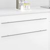 vidaXL Poign&eacute;e de cabinet 12 pcs Argent&eacute; 800 mm Acier inoxydable