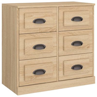 vidaXL Buffet chêne sonoma 70x35,5x67,5 cm bois d'ingénierie