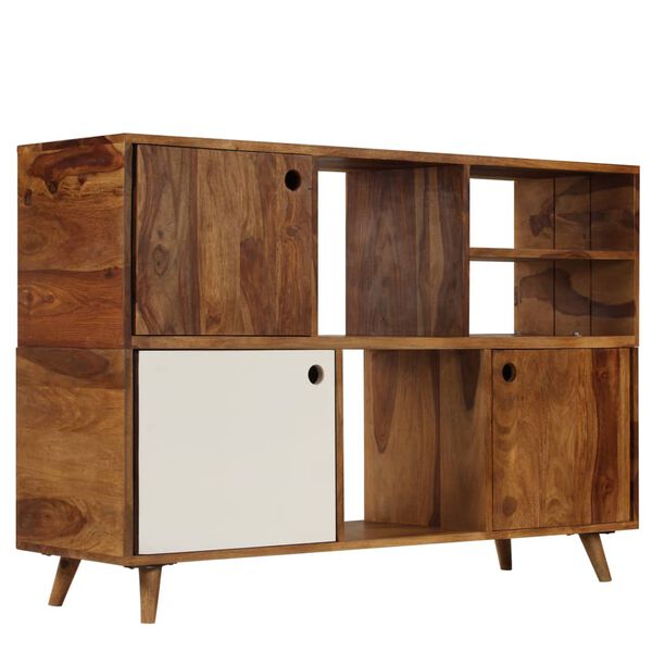 vidaXL Buffet 118x35x70 cm Bois solide de Sesham