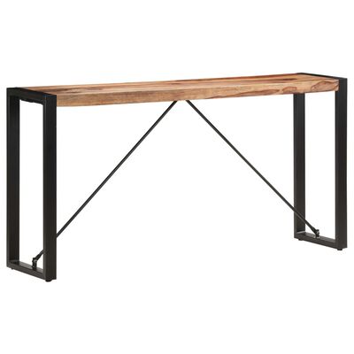vidaXL Table console 150x35x76 cm Bois massif
