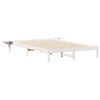 vidaXL Cadre de lit avec tables de chevet Blanc 160 x 210 cm