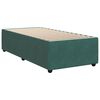 vidaXL Sommier &agrave; lattes de lit avec matelas Vert fonc&eacute; 100x200 cm