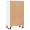 vidaXL Armoire &agrave; chaussure Blanc brillant 60x35x105 cm Bois ing&eacute;nierie