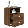 vidaXL Tables de chevet 2 pcs Chêne marron 50x32x60 cm
