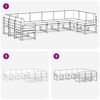 vidaXL Ensemble de canap&eacute;s d'ext&eacute;rieur 10 pcs Naturel et Beige