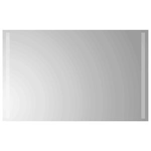 vidaXL Miroir de salle de bain LED Transparent 80 x 50 cm verre tremp&eacute;
