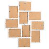 vidaXL Collage de cadres photo pour photo de 10x(13x18 cm) Blanc MDF