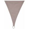 Perel Voile d'ombrage triangulaire 3,6 m Couleur taupe GSS3360TA