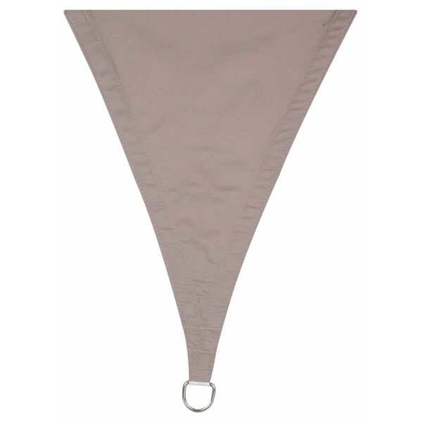 Perel Voile d'ombrage triangulaire 3,6 m Couleur taupe GSS3360TA