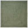 vidaXL Tapis de zone Vert olive 200 x 200 cm Jute